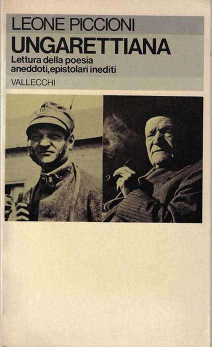 Ungarettiana - Leone Piccioni - copertina