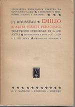 Emilio e altri scritti pedagogici