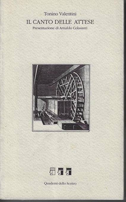 Il canto delle attese - Antonio Valentini - copertina