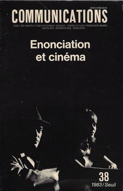 Enonciation et cinéma - copertina