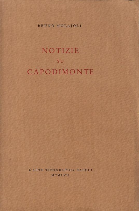 Notizie su Capodimonte - copertina