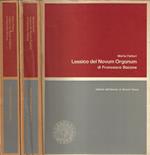 Lessico del Novum organum di Francesco Bacone