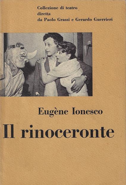 Il rinoceronte - Eugène Ionesco - copertina