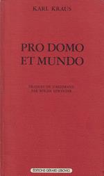 Pro domo et mundo (1912)
