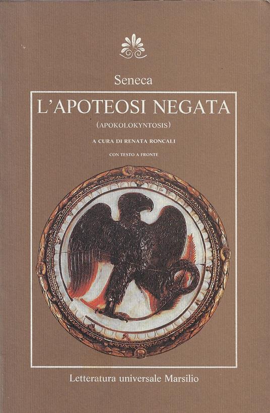 apoteosi negata - L. Anneo Seneca - copertina