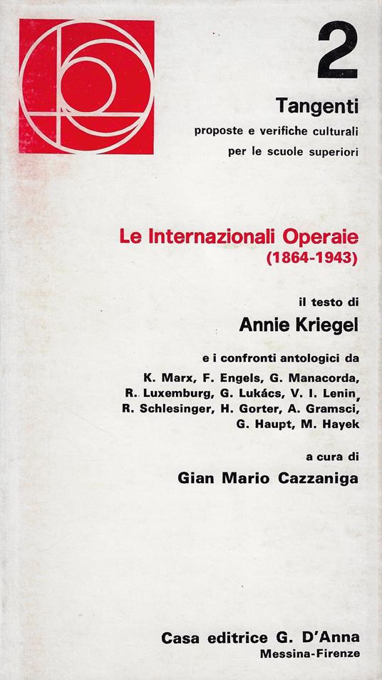 internazionali operaie, 1864-1943 - copertina