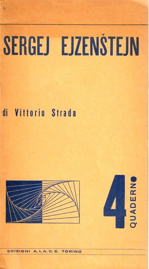 Sergej Ejzenstejn - Vittorio Strada - copertina