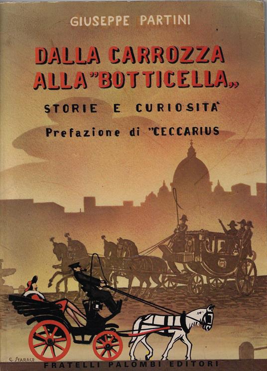 Dalla carrozza alla botticella : storie e curiosità - Giuseppe Parini - copertina