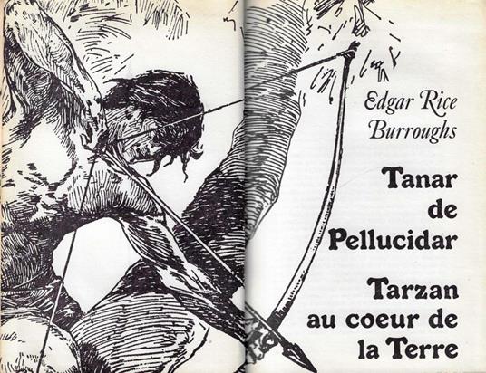 Tanar de Pellucidar - Tarzan au coeur de la terre - Edgar Rice Burroughs - copertina