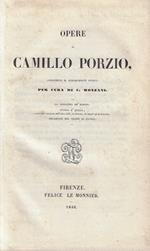 Opere di Camillo Porzio, arricchite di schiarimenti storici per cura di C. Monzani