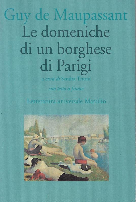 Le domeniche di un borghese di Parigi - Guy de Maupassant - copertina