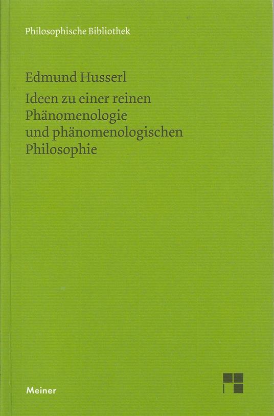 Ideen zu einer reinen Phänomenologie und phänomenologishen Philosophie - Edmund Husserl - copertina