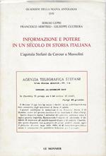 Informazione e potere in un secolo di storia italiana : l'Agenzia Stefani da Cavour a Mussolini