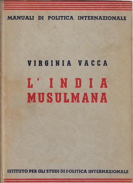 L' India musulmana - Virginia Vacca - copertina