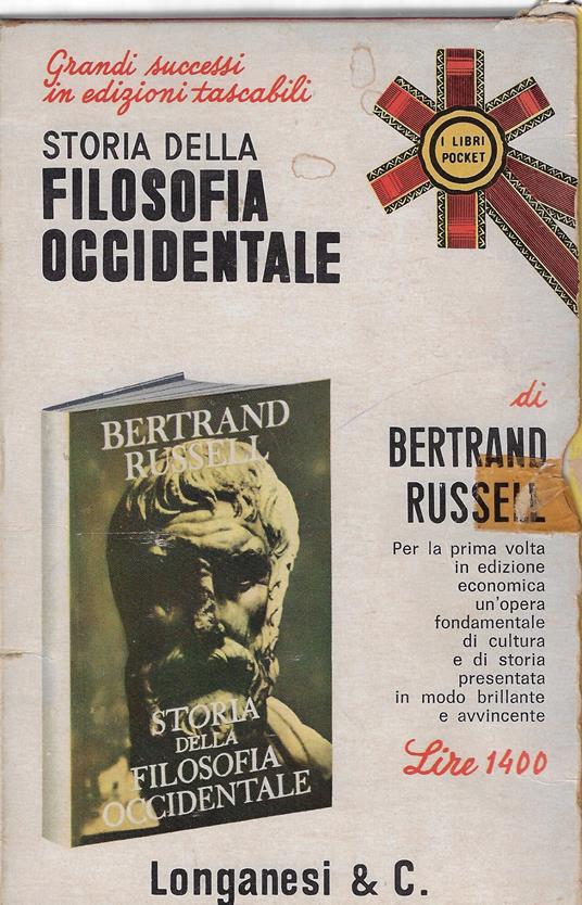 Storia della filosofia occidentale ( 4 Volumi ) - Bertrand Russell - copertina