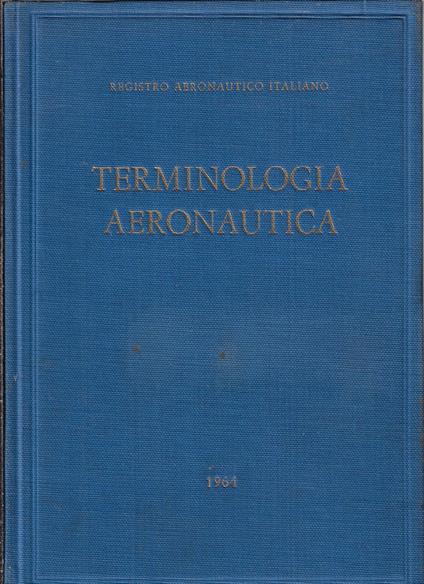 Terminologia aeronautica - copertina
