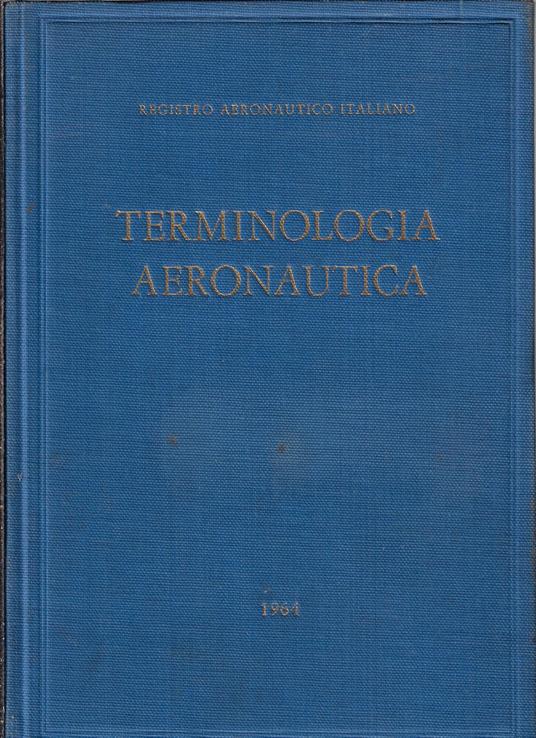 Terminologia aeronautica - copertina