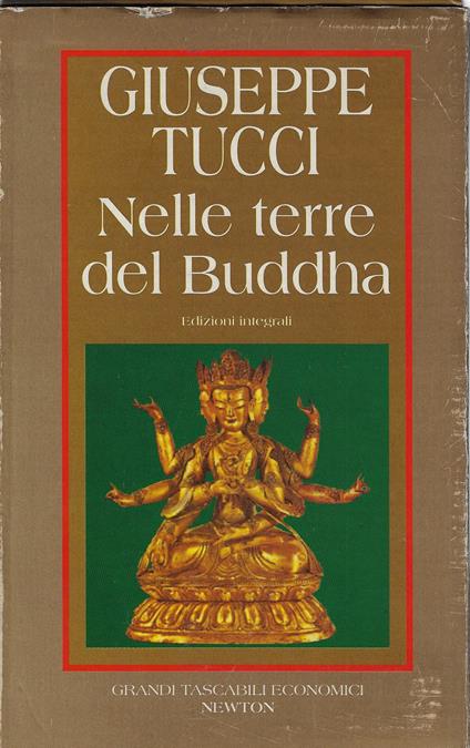 Nelle terre del Buddha. 5 voll - Giuseppe Tucci - copertina