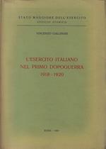 L' esercito italiano nel primo dopoguerra, 1918-1920