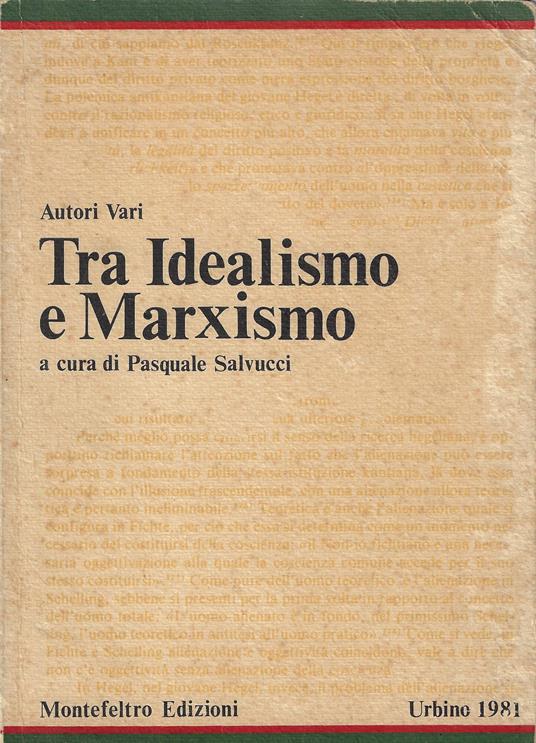 Tra idealismo e marxismo - copertina