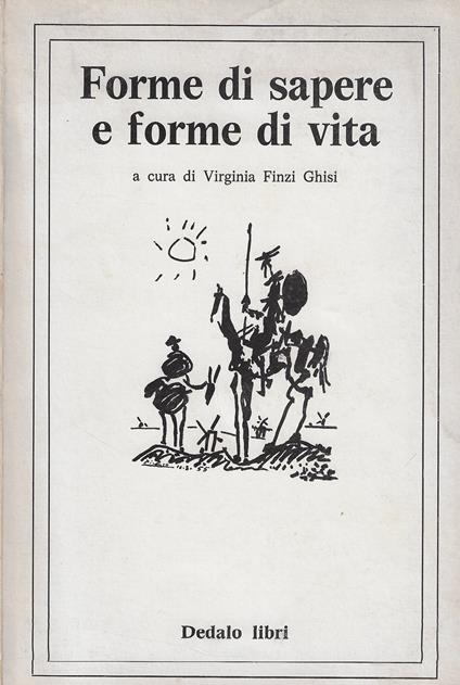 Forme di sapere e forme di vita - copertina