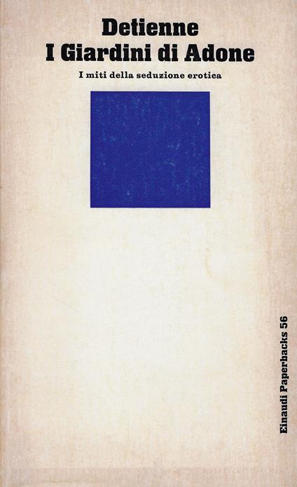 I giardini di Adone - Marcel Detienne - copertina