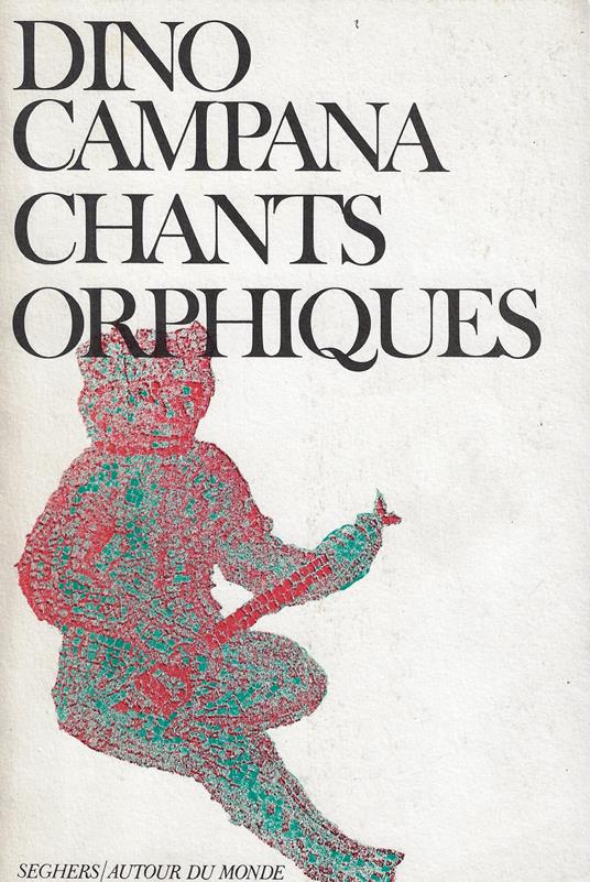 Chants orphiques - Dino Campana - copertina