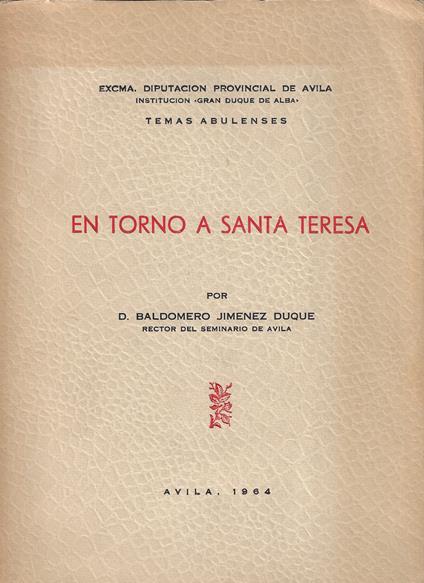 En torno a santa Teresa - copertina