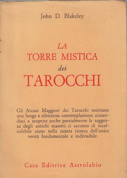 La torre mistica dei tarocchi - John D. Blakeley - copertina