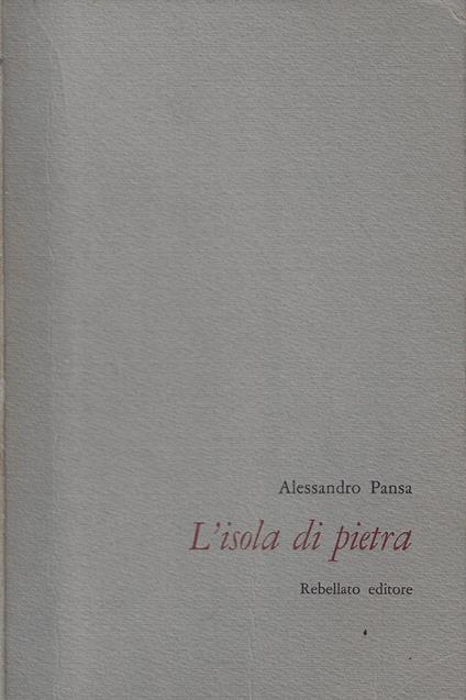 L' isola di pietra - copertina