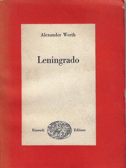 Leningrado - Alexander Werth - copertina
