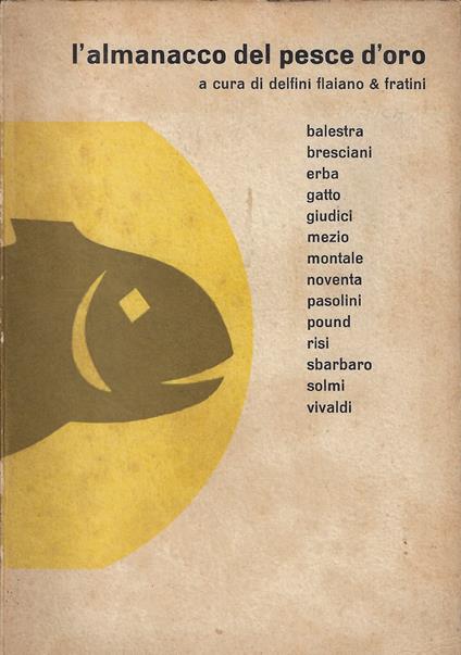 L' almanacco del Pesce d'oro, 1960 - Vanni Scheiwiller - copertina