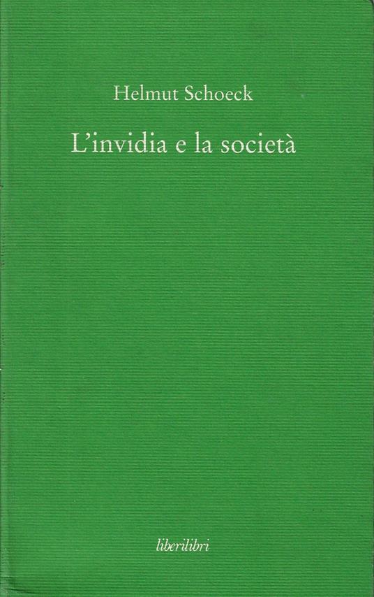 L' invidia e la società - copertina