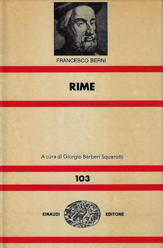 Rime - Francesco Berni - copertina