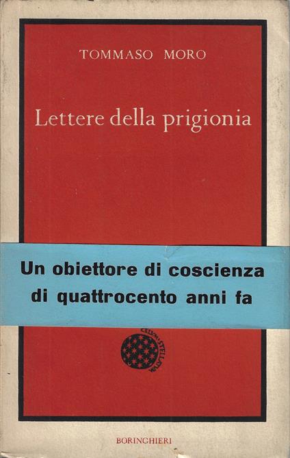 Lettere della prigionia - Tommaso Moro - copertina