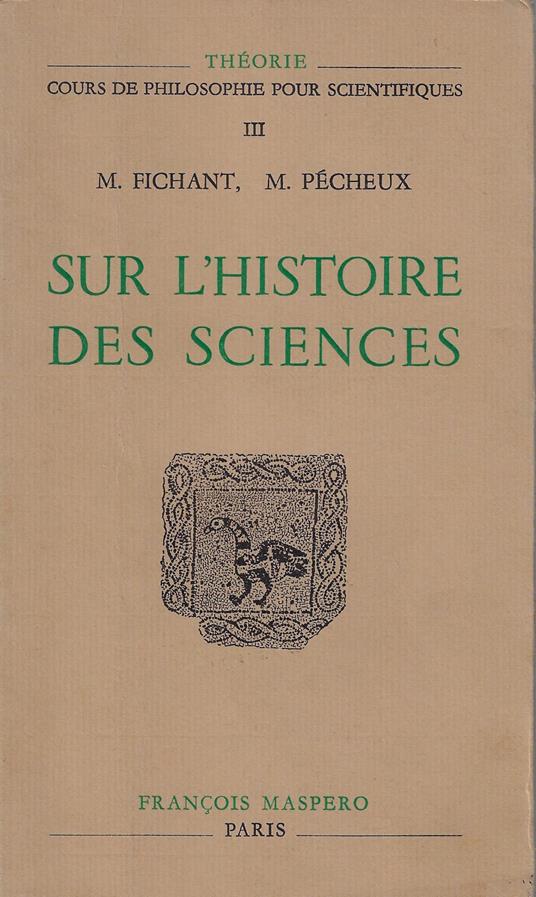 Sur l'histoire des sciences - copertina