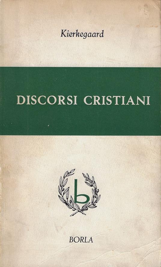 Discorsi cristiani - Sören Kierkegaard - copertina