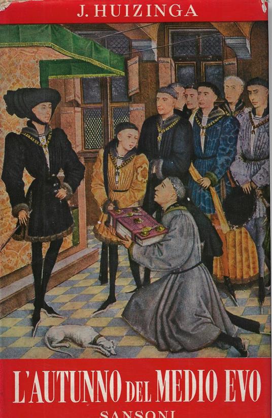 L' autunno del Medio Evo - Johan Huizinga - copertina