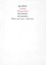 Movimenti del pensiero. Diari 1930-1932/1936-1937