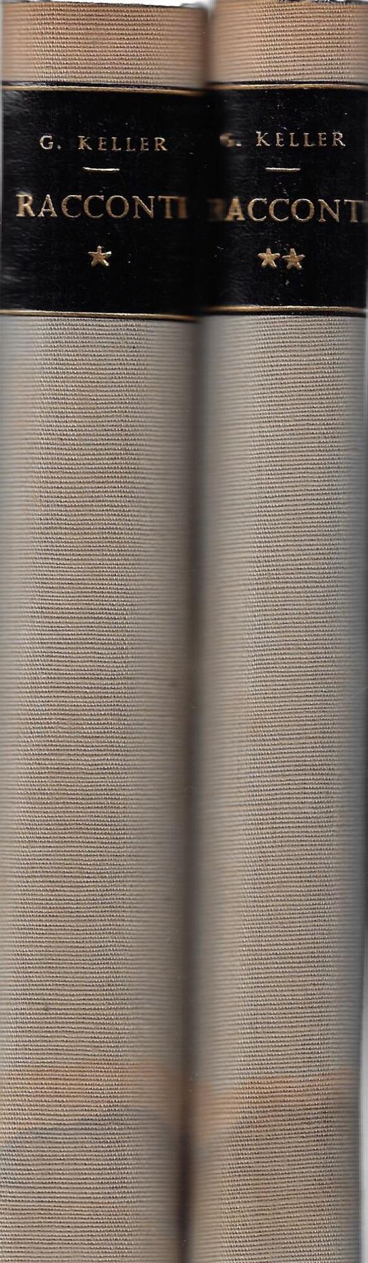 Racconti (due volumi) - Gottfried Keller - copertina