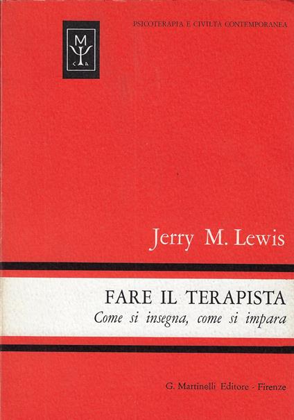 Fare il terapista : come si insegna, come si impara - copertina