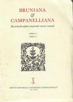 Bruniana & Campanelliana : ricerche filosofiche e materiali storico testuali. Anno V, - 1999/2