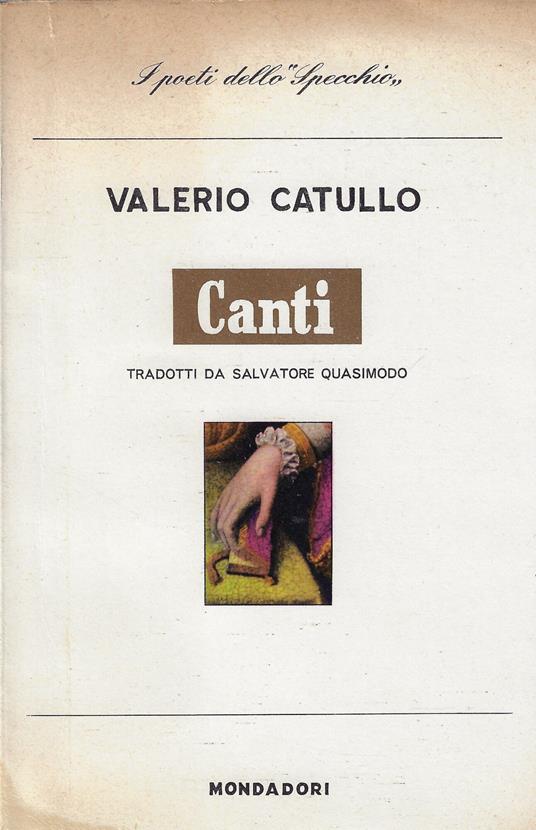 Canti - G. Valerio Catullo - copertina