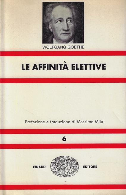 Le affinità elettive - Johann Wolfgang Goethe - copertina