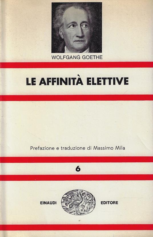 Le affinità elettive - Johann Wolfgang Goethe - copertina
