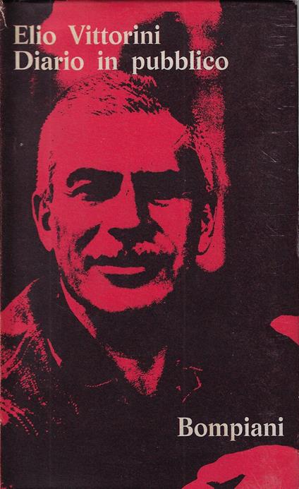 Diario in pubblico - Elio Vittorini - copertina