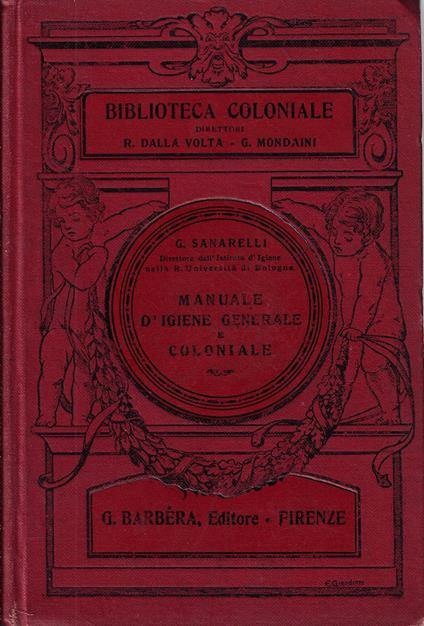 Manuale d'igiene generale e coloniale - copertina