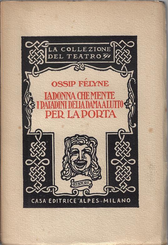 La donna che mente I paladini della dama a lutto Per la porta - copertina