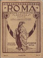 Roma rivista di studi e di vita romana, Dicembre 1926, Anno IV Num. 12