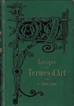 Lexique des termes d'art